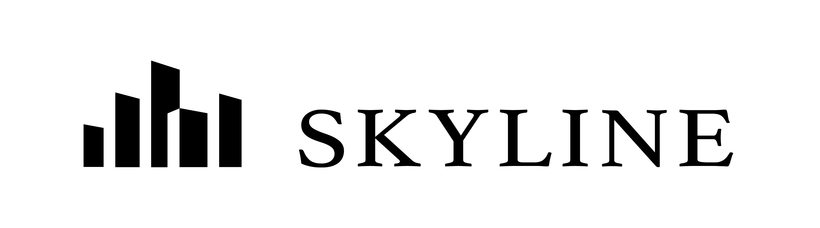 Skyline AI Logo Small White